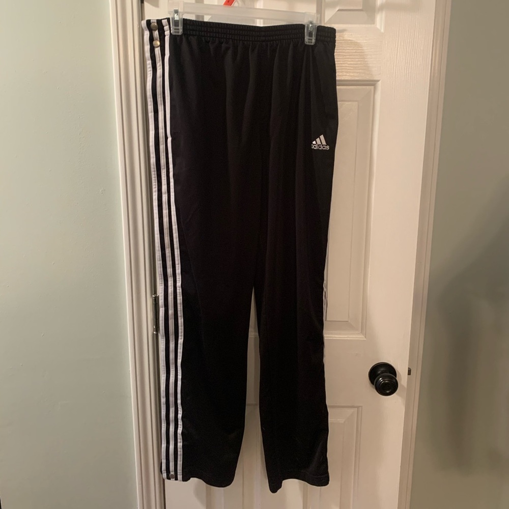 Adidas snap athletic pants sweats bundle 3 for $3